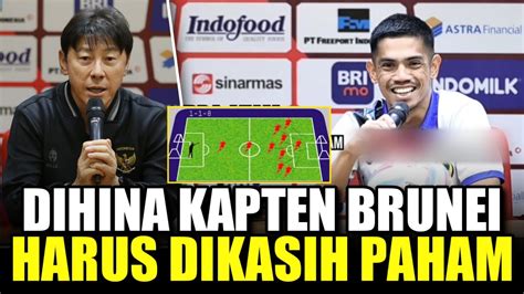 KURANG AJAR Kapten Brunei Sebut Indonesia Pakai Formasi 1 1 8