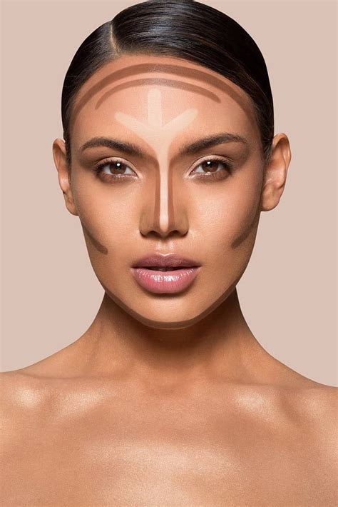 How To Apply Contour Makeup Depending On Your Skin Tone Contour