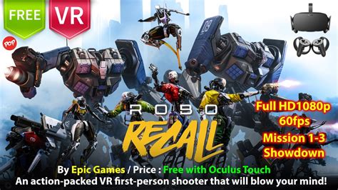 Robo Recall Full Hd 1080p 60 Fps For Oculus Rift Touch Zone 1