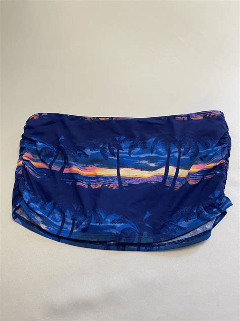 Tommy Bahama Palm Tree Hawaiian Swim Bikini Bottoms S Gem