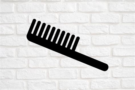 Hair Comb Silhouette Vector Graphic by MagaArt · Creative Fabrica