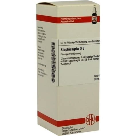 STAPHISAGRIA D6 DILUIZIONE 50 ML Erbofarma Farmaci Generici