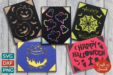 5 Halloween Greeting Cards | Cricut Joy Card Bundle