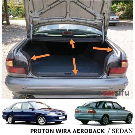 Proton Wira Sedan Rear Bonnet Rubber Trunk Lid Rubber Shopee Malaysia