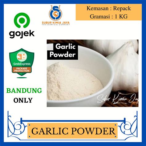 Jual Garlic Powder Bawang Putih Halus Kg Khusus Gojek Grab