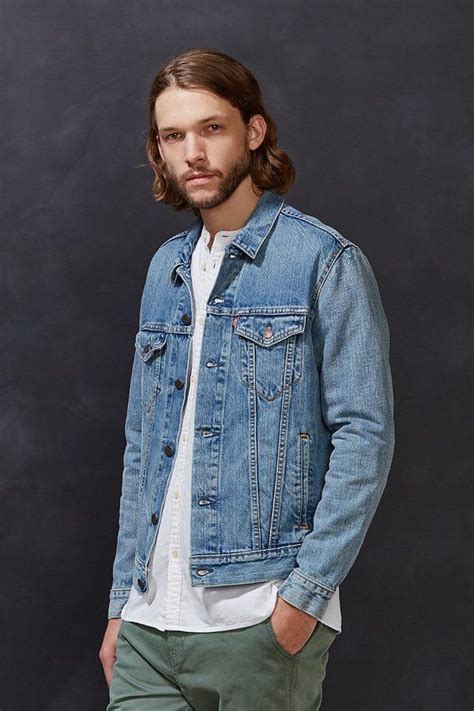 89 Levi S Icy Denim Trucker Jacket Trucker Jacket Leather Jacket