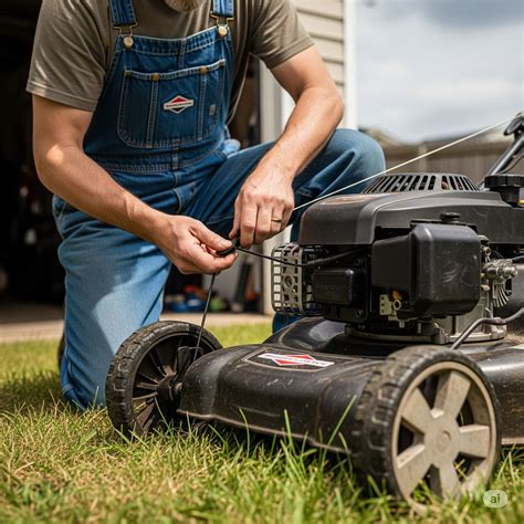 Replacing the Pull Cord on a Briggs and Stratton Lawn Mower: How To Do