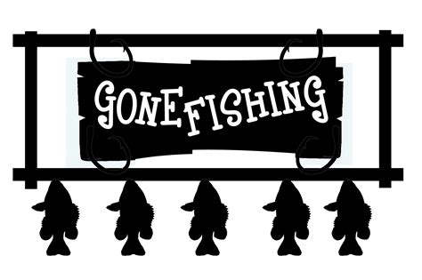 Free Printable Gone Fishing Sign Free Printable