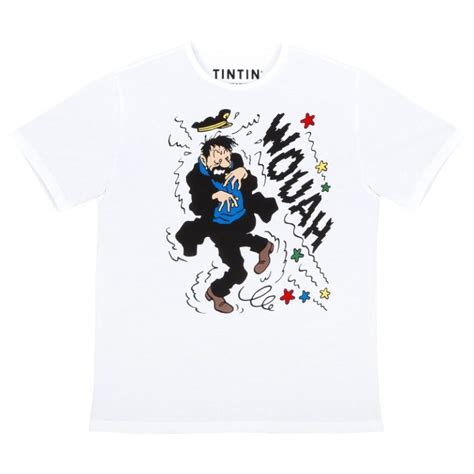 Adult Blue Tintin Snowy Suitcase T Shirt The Tintin Shop Uk