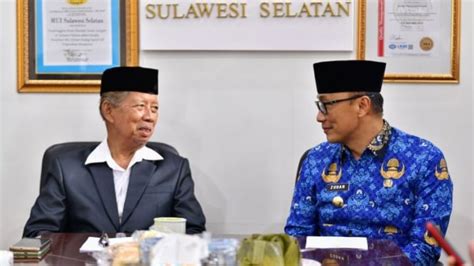 Pj Gubernur Prof Zudan Temui Pengurus Mui Sulawesi Selatan Perkuat