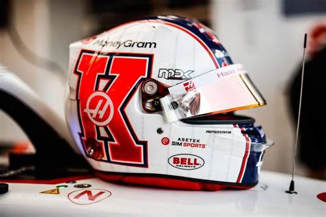 Kevin Magnussen Haas F1 Team 2023 Miami GP Helmet 1 5 Scale