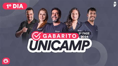 Gabarito Unicamp Fase Dia Corre O De Prova Ao Vivo