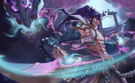 ArtStation - Spirit Blossom Thresh - League of Legends fanart