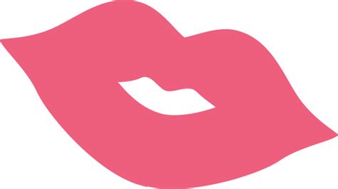 Solid Lips Kiss Svg