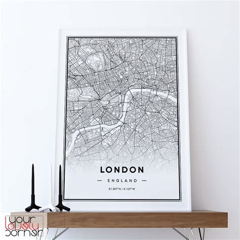 London Print Set Of 3 Prints London Wall Art London Etsy