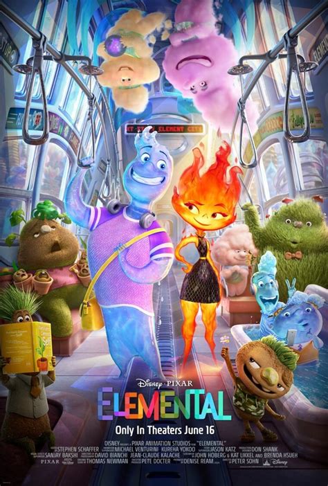 Elementos Anima O Da Pixar Destaca Wade E Ember Em Novo Cartaz