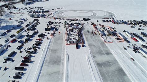 Snowmobile Racing Speed Bikini Run Chetek Winter Fest