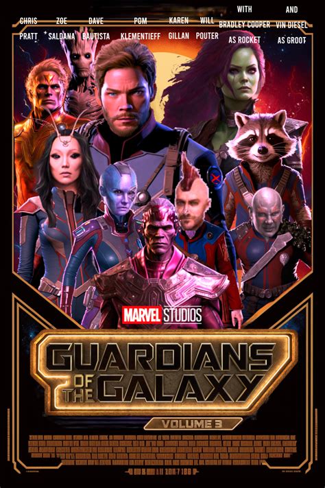 Guardians of the Galaxy Vol.3 Poster by xXMCUFan2020Xx on DeviantArt