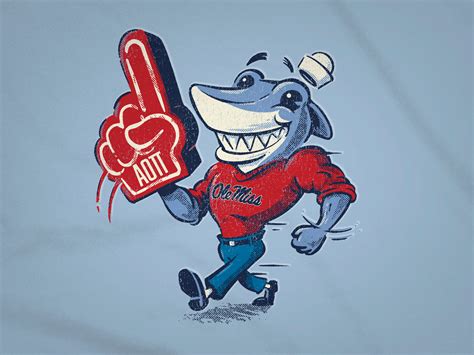 Ole Miss Landshark Mascot By Dino Henderson On Dribbble