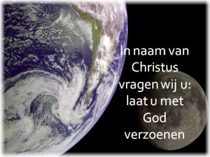 Leef Je Geloof Laat Je Met God Verzoenen