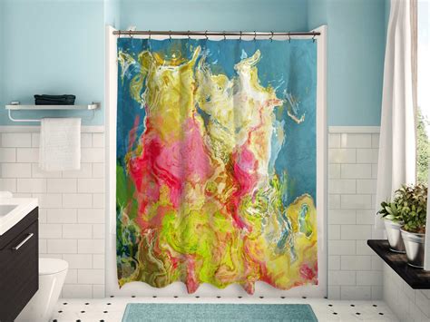 Abstract Art Shower Curtains Abstract Art Home