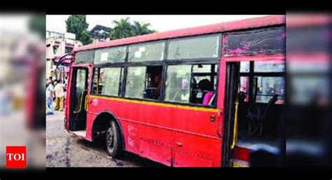 Fund Crunch Leads To Unclean Msrtc Buses Premises Nashik News