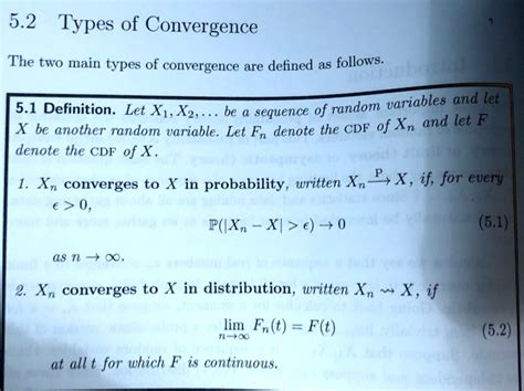 Solved Types Of Convergence The Two Main Types Of Convergence Are