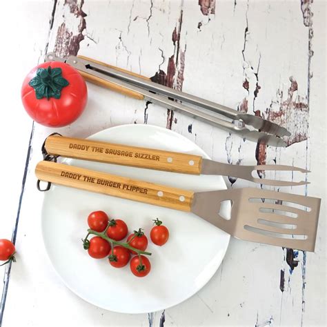 personalised barbecue tools by auntie mims | notonthehighstreet.com