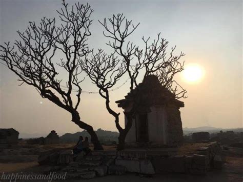 Sunset at Hampi | Hampi, India travel, Road trip itinerary