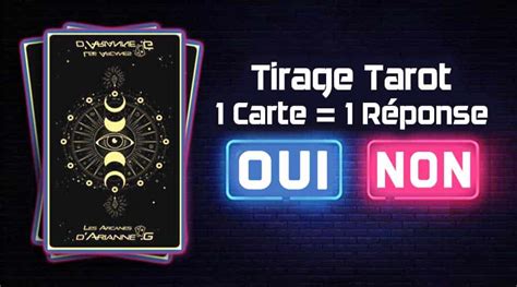 Tirage Tarot OUI NON 1 Carte 1 Réponse