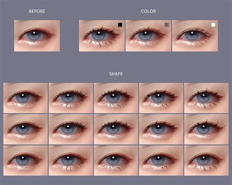 S Cc Mmsims Eyelash V The Sims Packs Sims Anime Sims Cc Eyes