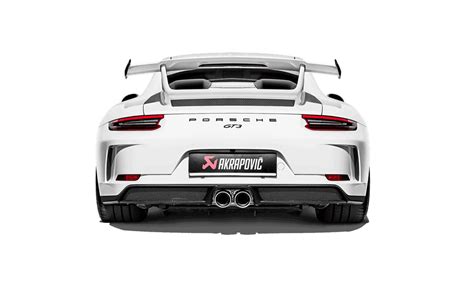 Akrapovic Slip On Race Line Titanium Exhaust System For 991 2 Porsche