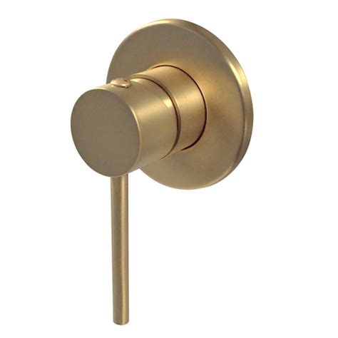 Blutide Neo Brushed Brass Concealed Shower Mixer Stiles