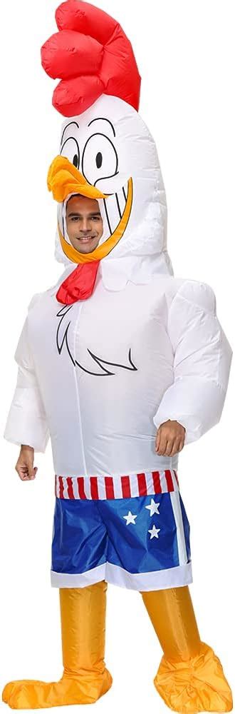 Rhythmarts Inflatable Chicken Costume Adult Chicken