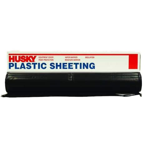 Husky X Clear Mil Plastic Sheeting Cf C The Home