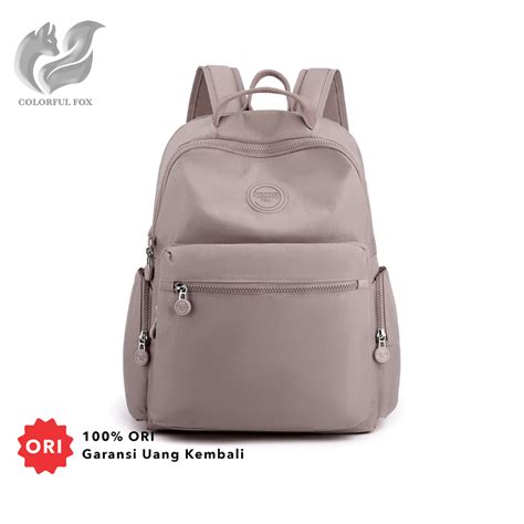 Jual Colorful Fox Tas Ransel Wanita Backpack Wanita Remaja Tas