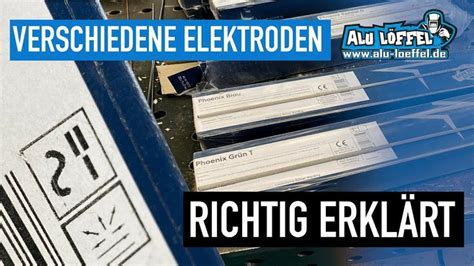 Welche Elektrode Zum Schwei En I Bedeutung Der Bezeichnung I Teil I