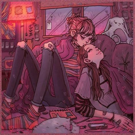 Lesbian Art Cute Lesbian Couples Gay Art Arte Grunge Queer Art Art Anime Art Plastique