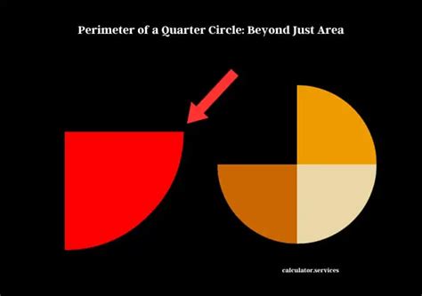 The Area of Quarter Circle Calculator - Calculator Services