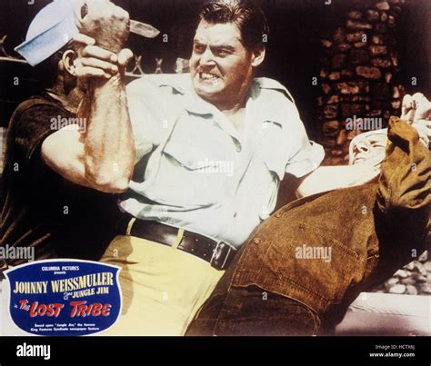 The Lost Tribe Johnny Weissmuller As Jungle Jim 1949 Stock Photo