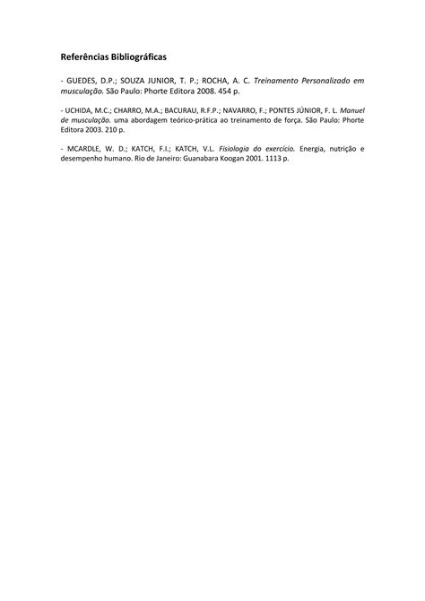 Hipertrofia Muscular Uma Abordagem Did Tica Pdf