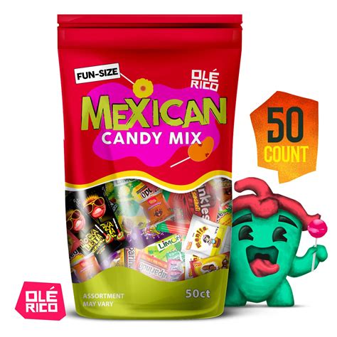 OLÉ RICO Caramelo mexicano 50 piezas Dulces Mexicanos Surtidos