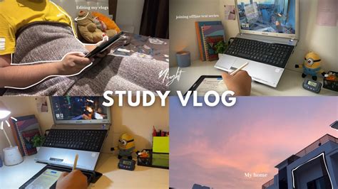 STUDY VLOG Productive Evening Lots Of Stu Dying Completing