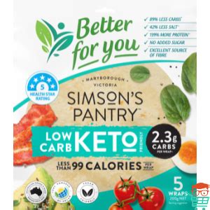 Simsons Pantry Low Carb Keto Friendly Wraps The Grocery Geek