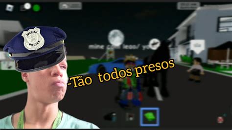 Virei Policial E Prendi Uma Mo A Que Estava Brigando Brookhaven Youtube