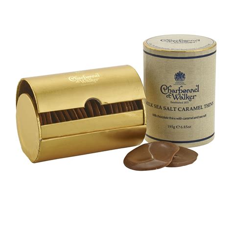 Charbonnel Et Walker Milk Chocolate Coated Sea Salt Caramel Thins Gift