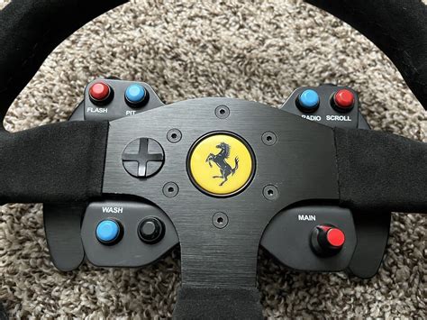 Thrustmaster Ferrari 599xx Evo 30 Wheel Add On Alcantara Edition 663296420251 Ebay