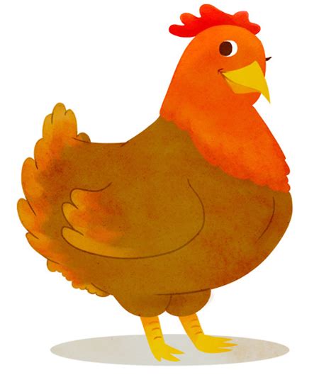 Clip Art Of A Red Hen - ClipArt Best