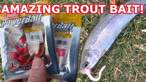 The Best Bait For Trout Fishing Is Powerbait Floating Mice Tails Youtube