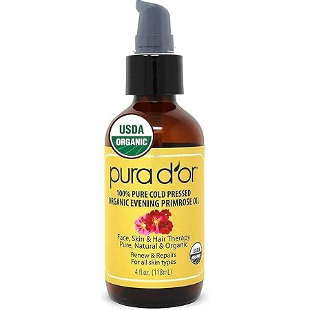 Amazon PURA D OR Organic Rosehip Seed Oil 4oz 118mL 100 Pure